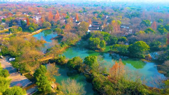 杭州西湖区西溪湿地美景风景视频素材99