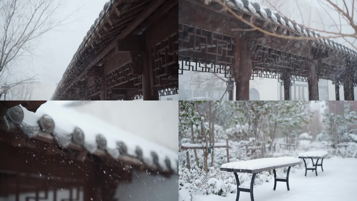 大雪雪景升格