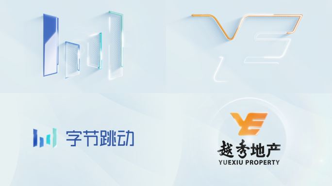 科技简洁logo演绎(两款)