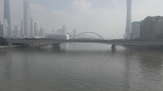广州塔 广州大桥 海心桥