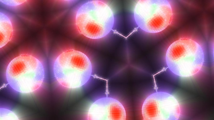 迪斯科球循环4K律动特效结构变化LED视