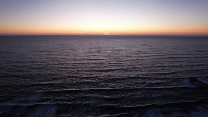 目睹圣地亚哥壮丽的海岸日落