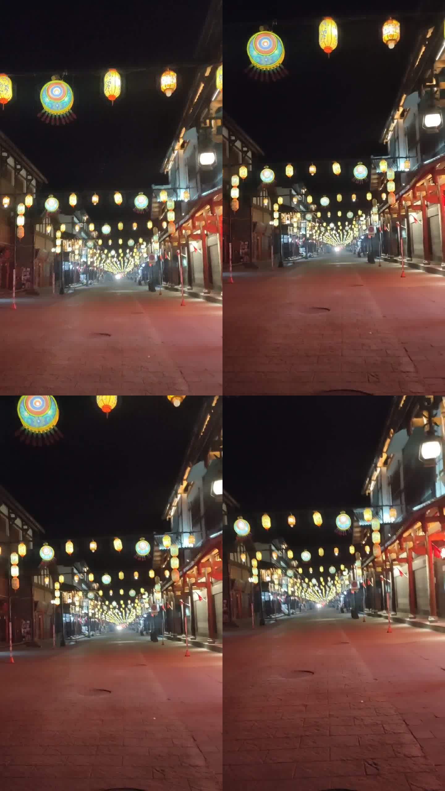 夜晚的松州古城