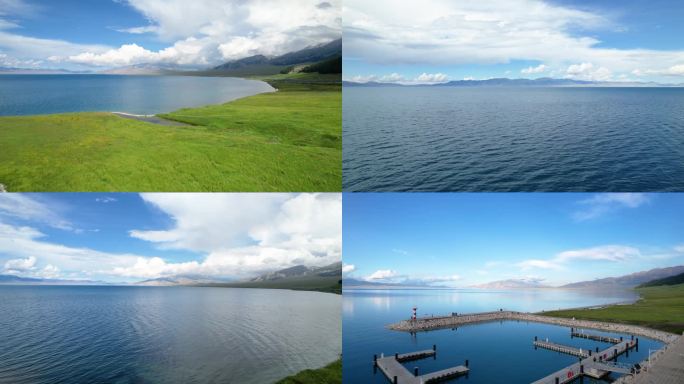 新疆赛里木湖 湖面、水面