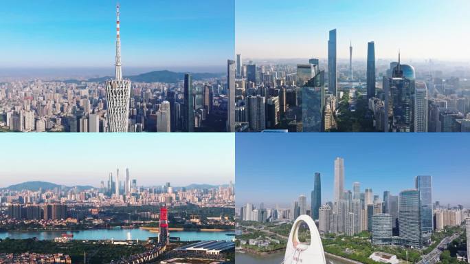 4K广州城市素材片