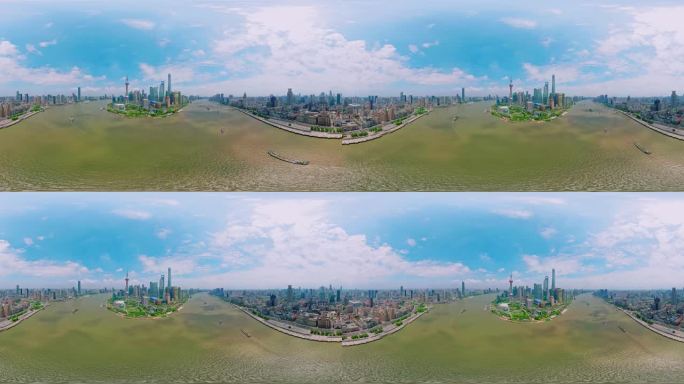 360VR全景上海城市陆家嘴东方明珠3