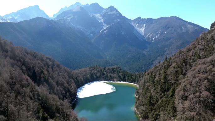 川西康定昌坝海高原湖泊