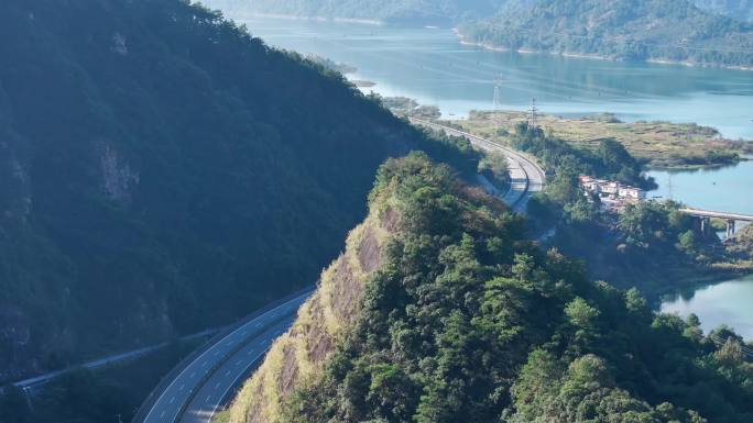 高山道路航拍