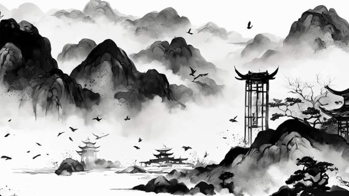 中式水墨背景16