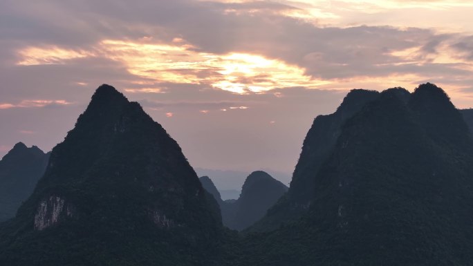 桂林晚霞