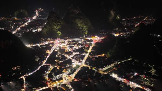 桂林阳朔西街夜景