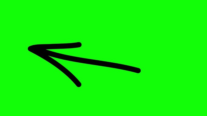 箭头，直接符号设置在绿色背景与alpha通道。4 k