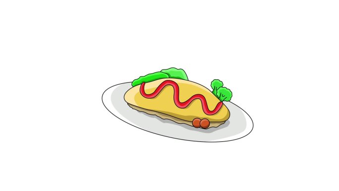 动画构成了日本典型食物“丸子”的象征