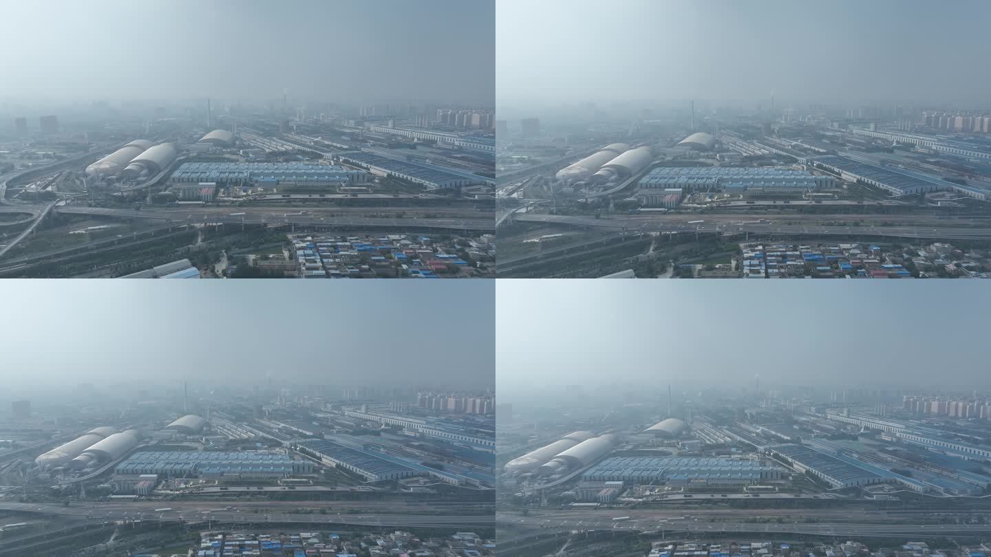 太原太钢集团工业区远景4k航拍