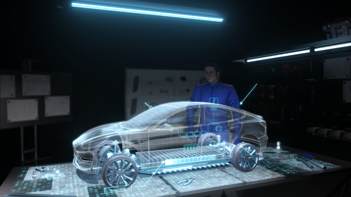 【可换人物AE】三维汽车可视化研究平台