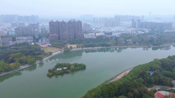 [4K]航拍素材.漯河沙澧河景区