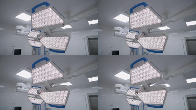 手术室内LED手术灯的拍摄