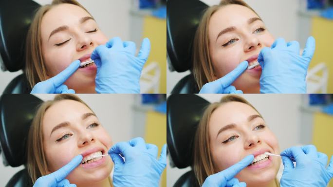 牙医在牙齿美白后使用再矿化凝胶