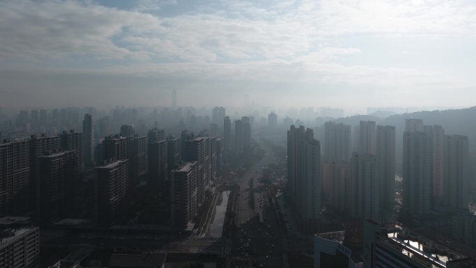 城市雾霾空气污染
