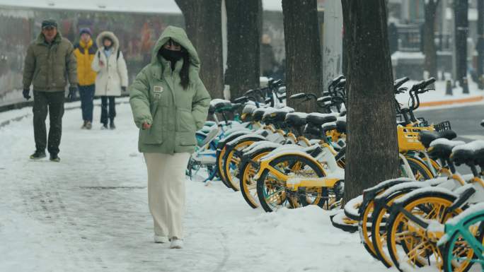北京雪景 北京冬天