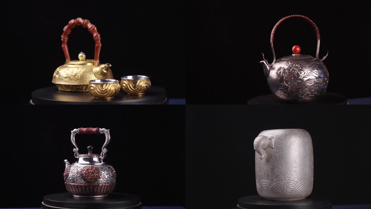银器 工艺品 茶壶 茶具