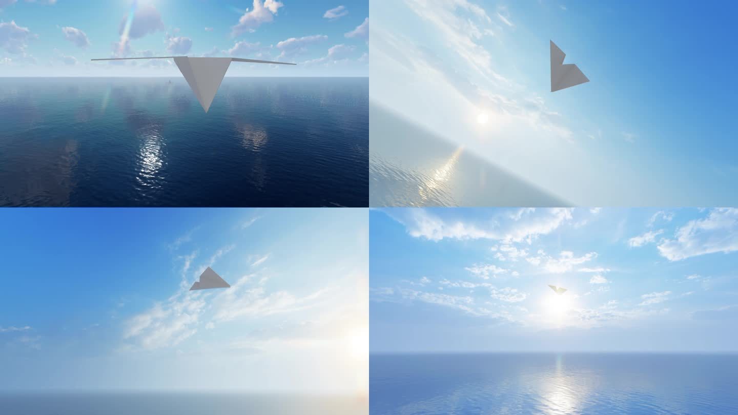 纸飞机 飞过大海