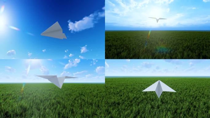 纸飞机希望梦想未来青春