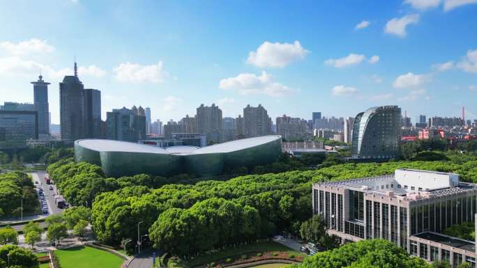 上海东方艺术中心城市环境