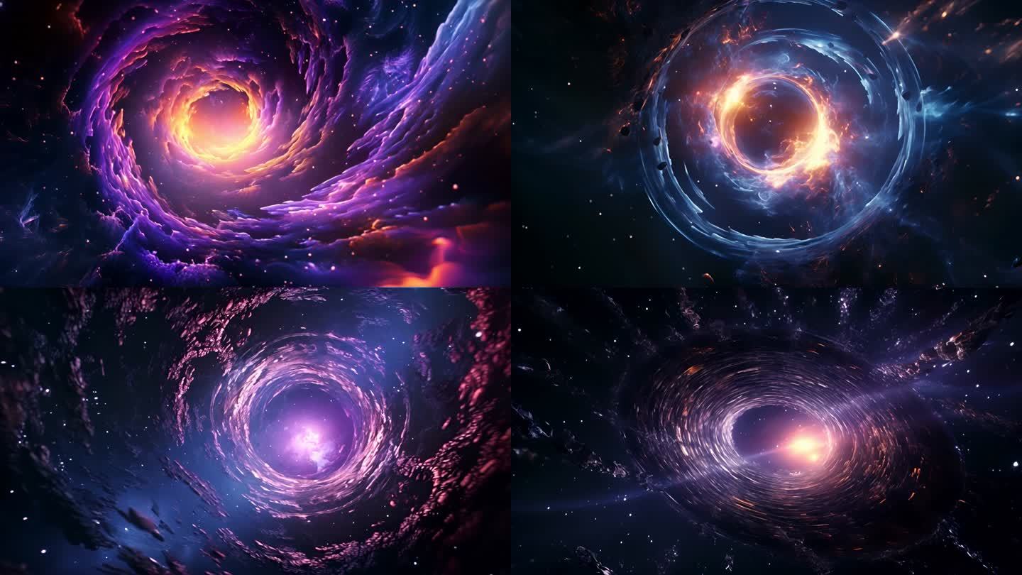 黑洞太空科幻素材