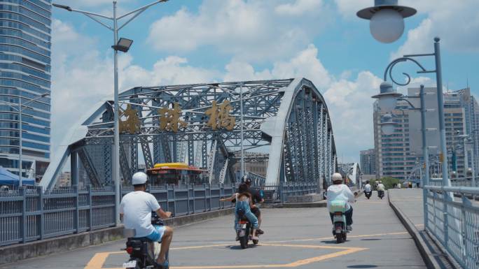 4k广州海珠桥实拍