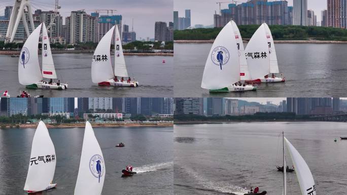 世界帆船对抗巡回赛深圳宝安世界湾区帆船赛