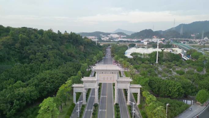 四组番禺沙湾宝墨园牌坊