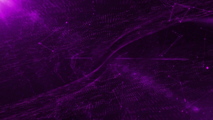 4K抽象数字几何三角形紫色背景