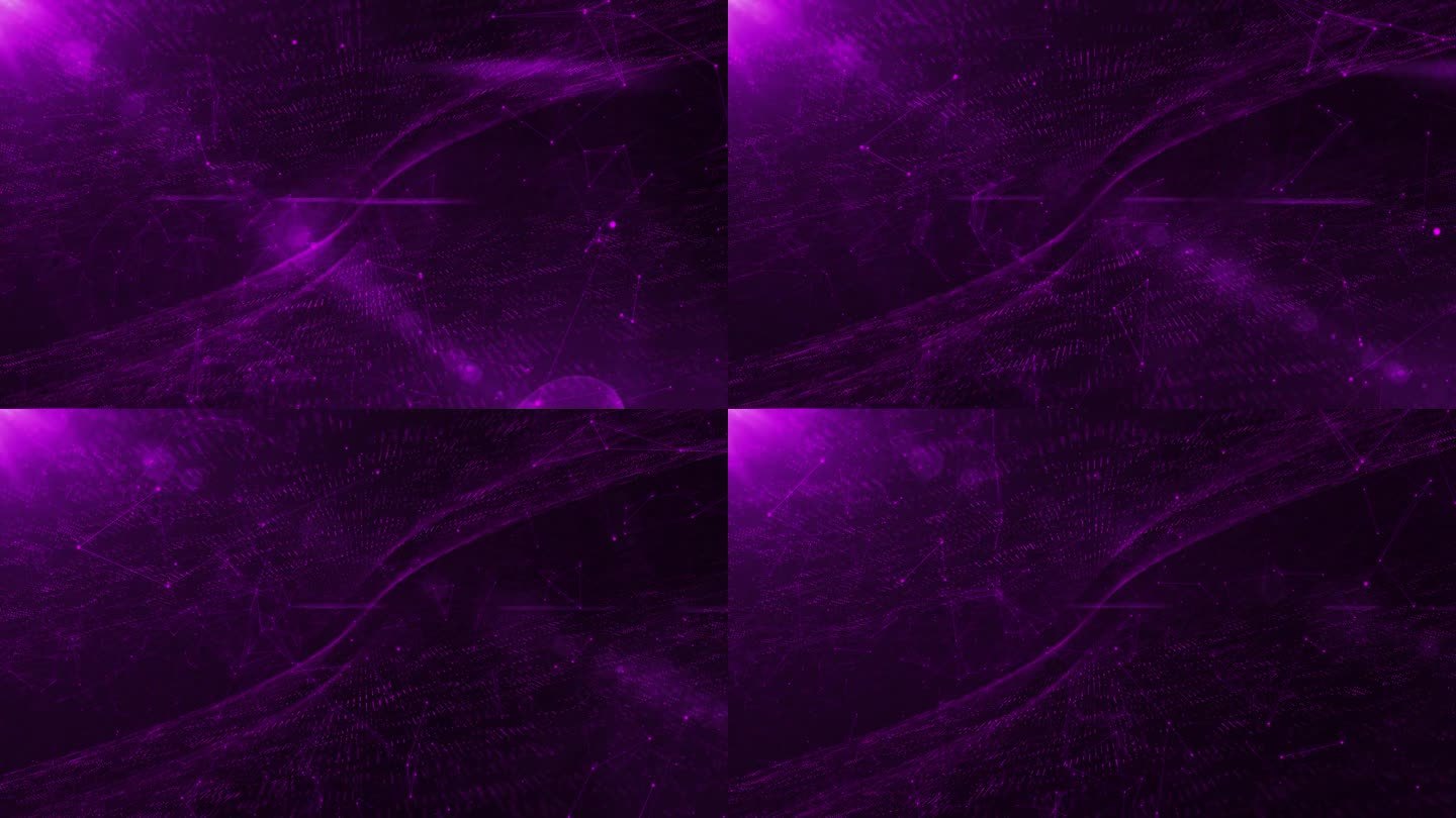4K抽象数字几何三角形紫色背景