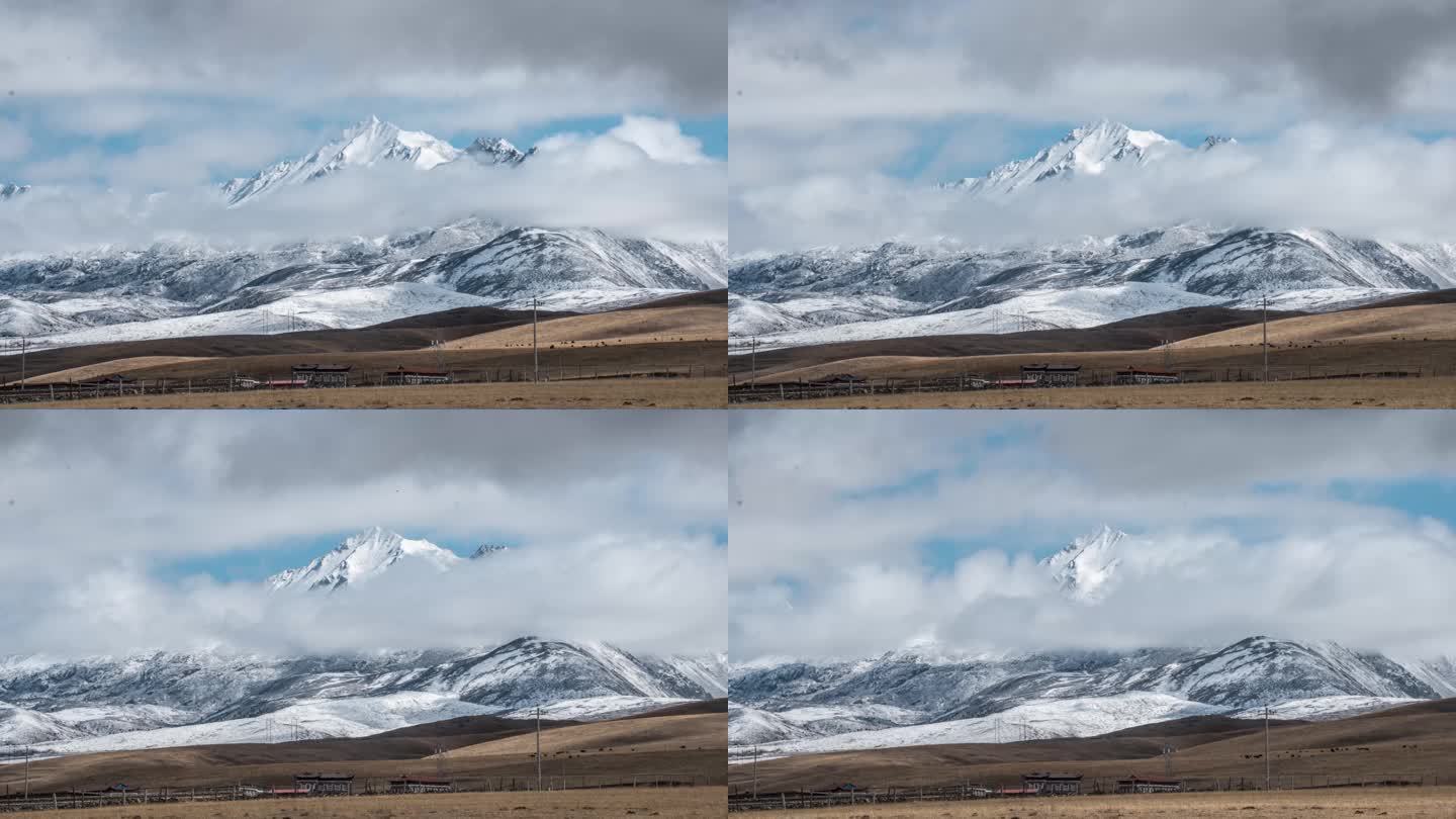 川西雪山延时