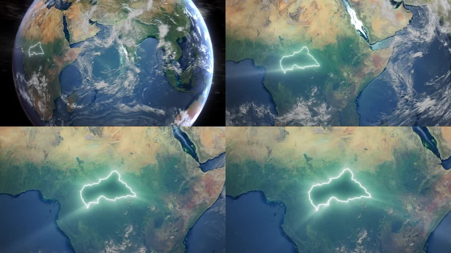 现实的地球轨道和缩放发光边界中非共和国