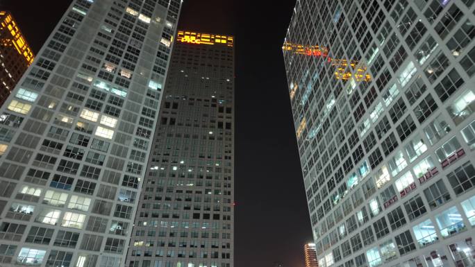 第一视角建外SOHO大楼夜景合集