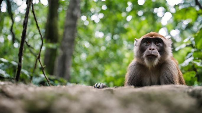 猴子野生动物视频素材