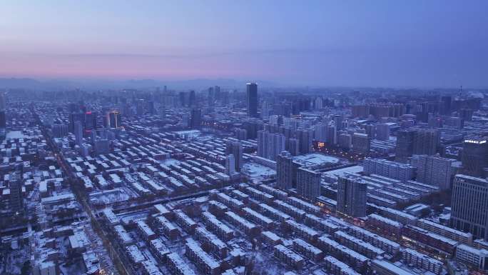 石家庄雪景