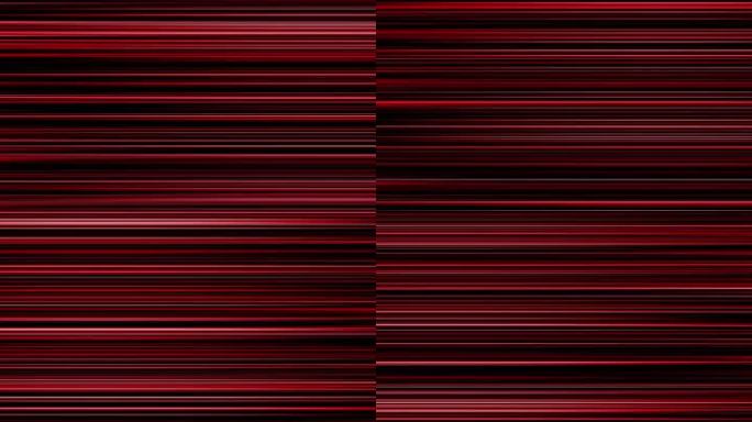 红色线条光束光线粒子速度线横移运动背景
