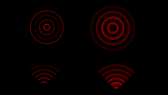 4款无线电波信号扩散AE模板