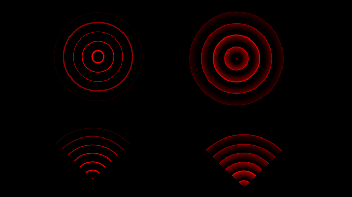 4款无线电波信号扩散AE模板