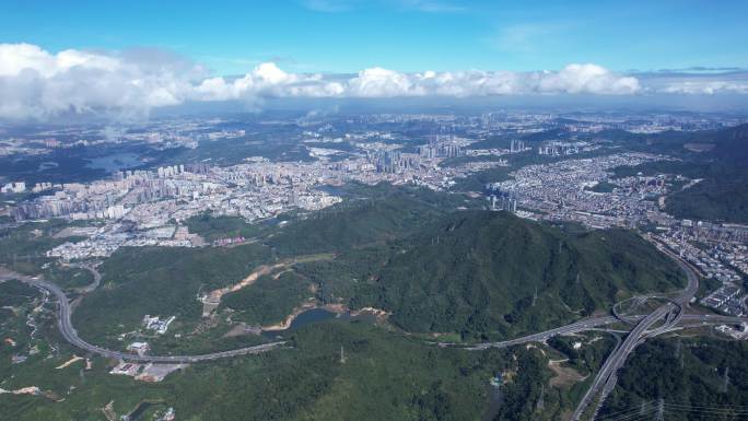 深圳龙岗区大景航拍