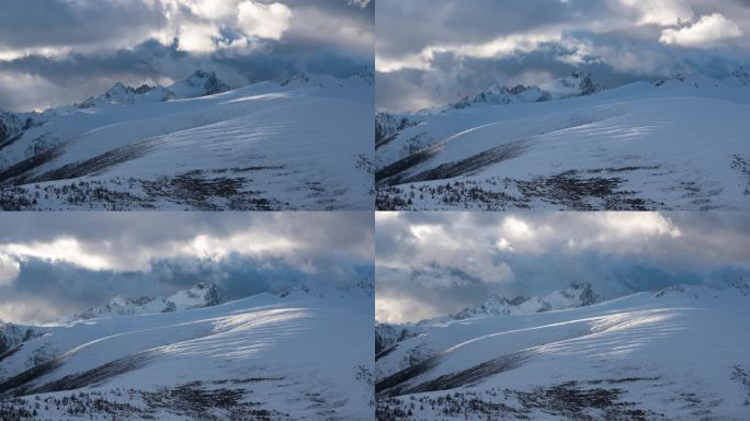 雪山延时