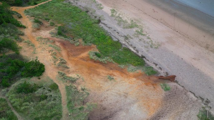 瓦登海沿岸的霍湾内有所谓的黄山居列比约、马尔拜克、丹麦埃斯比约