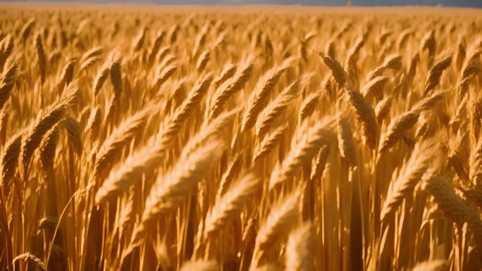 小麦麦田麦子麦穗农业农田2023粮食丰收