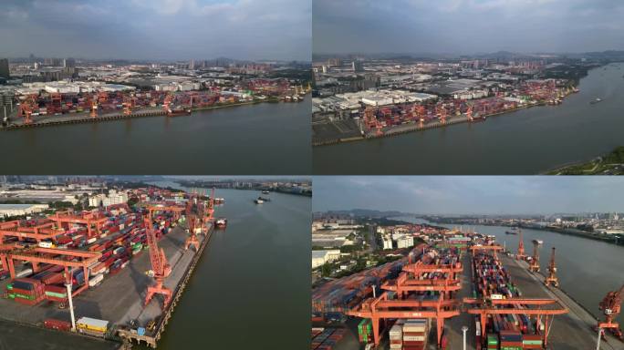 四组顺德水道北滘港二期运输船运集装箱码头