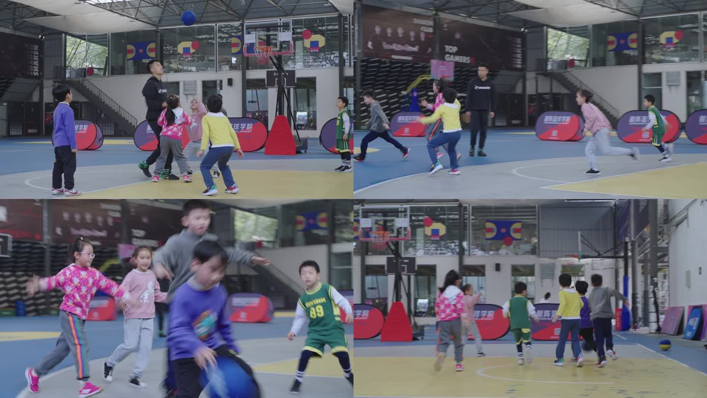 成都儿童篮球培训课外体育活动小孩打篮球