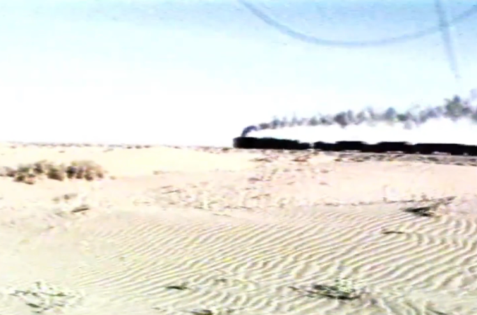 1957年沙坡头 第一条沙漠铁路铁路建设