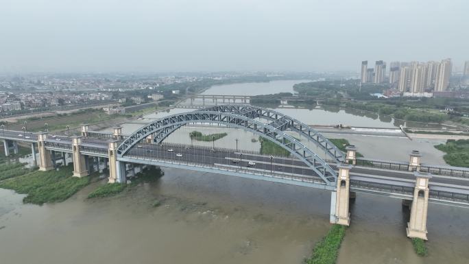洛阳市瀍河回族区李城大桥4k航拍